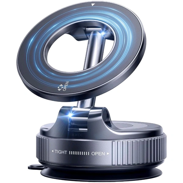 New K-009 Vacuum Magnetic Phone Holder Stand for Magsafe, 360° Adjustable 