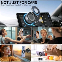 New K-009 Vacuum Magnetic Phone Holder Stand for Magsafe, 360° Adjustable 