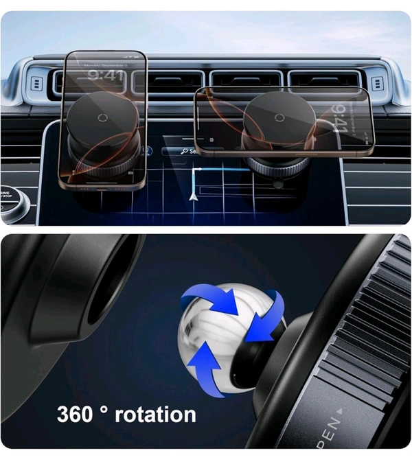 New K-009 Vacuum Magnetic Phone Holder Stand for Magsafe, 360° Adjustable 