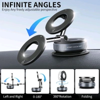 New K-009 Vacuum Magnetic Phone Holder Stand for Magsafe, 360° Adjustable 