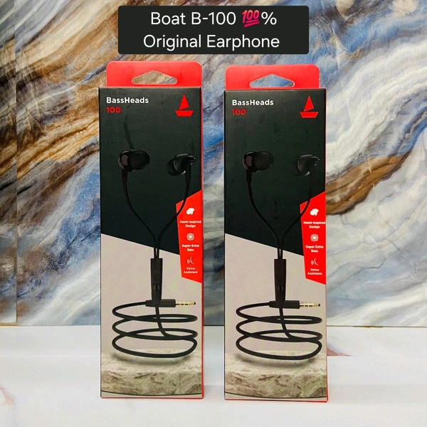 Boat Bass heads 100 Wired 💯% Original Earphone 