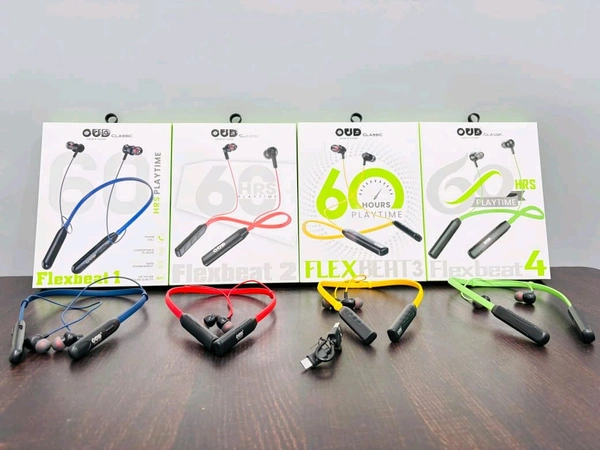 OUD FlexBeat 60HRS Playtime Best Quality Multi Colour Neckband 