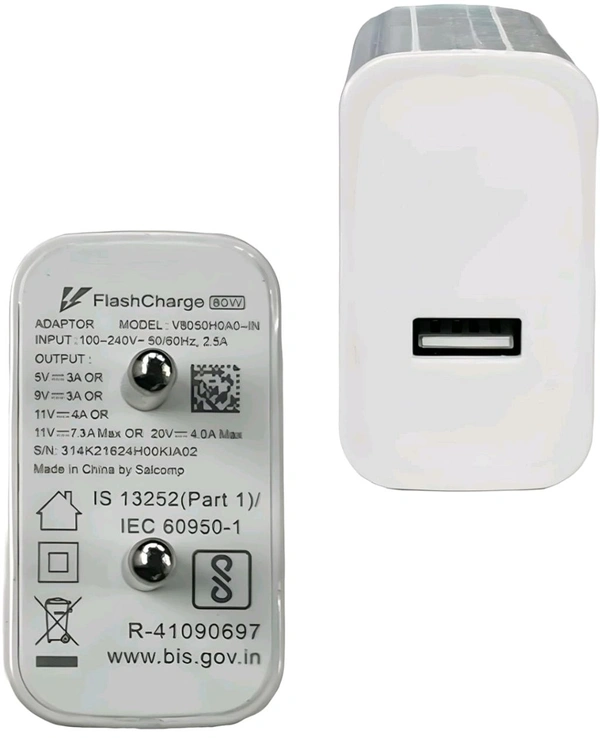 Vivo 100w TYPE-C PORT Flash Charge Adapter 💯% Og  Premium Quality 