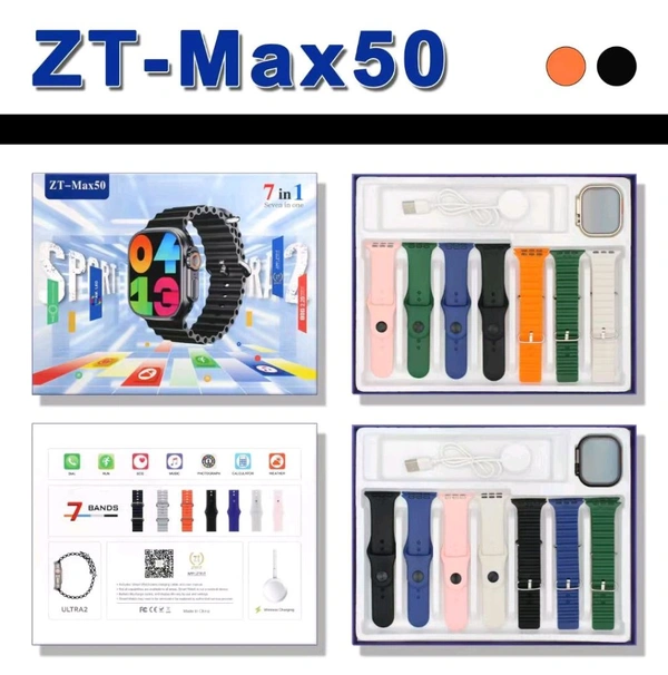 ZT-Max 50 7in1 Ultra Smart Watch Big Display 