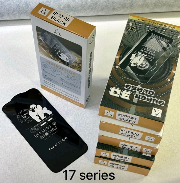 Iphone 17 Series 360 Glue Glass Imported (10 PCs Packet) - Iphone 17 Air