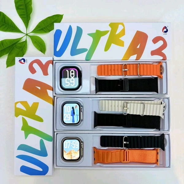 New Ultra 3 Smart Watch Double Strap smart Watch 