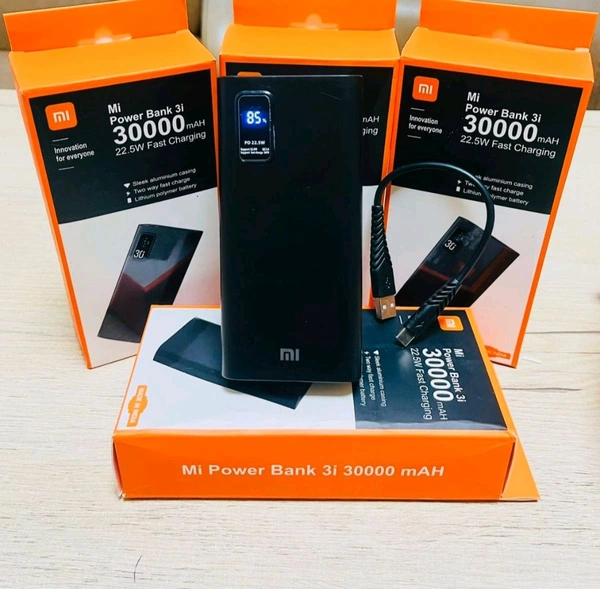 Mi 30000mAh Power Bank 6 Month Warranty 