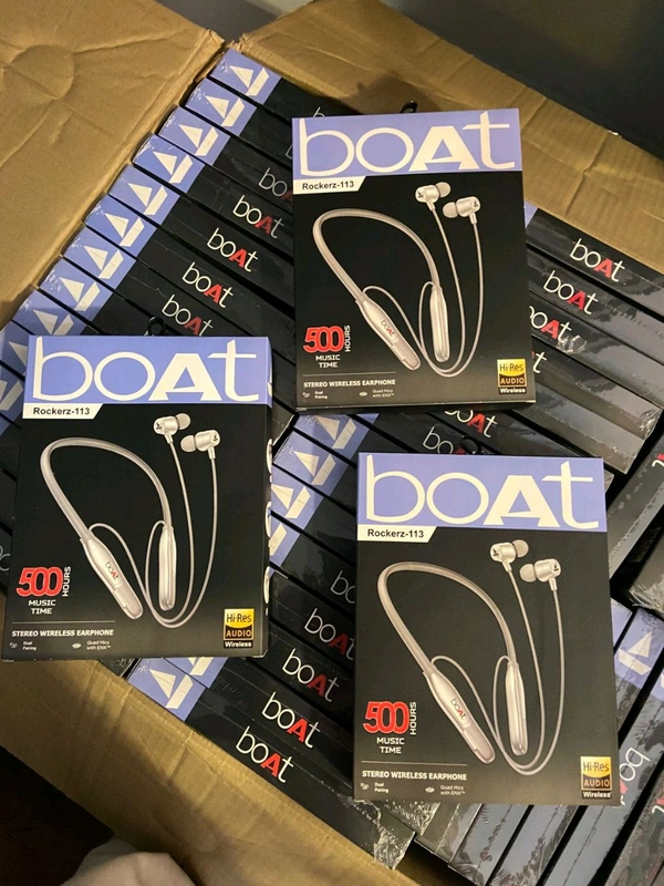 Boat Rockerz 113 Magnetic 🧲 On-Off + Full Vibration 📳 +metal & Magnet 🧲 Ear