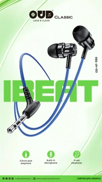 OUD IBEAT OD-HF-1186 Wired Earphone Bass Sound Super Quality