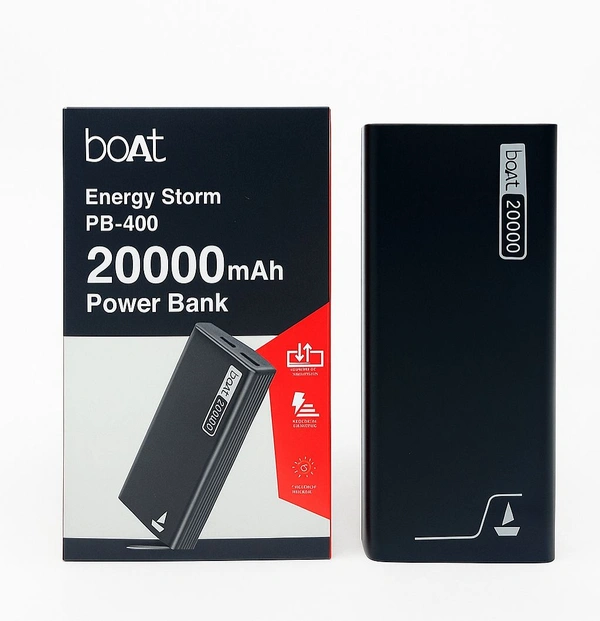 Boat Energy Shroom PB 400 20k mAh 22.5W 2 Way Fast Charging