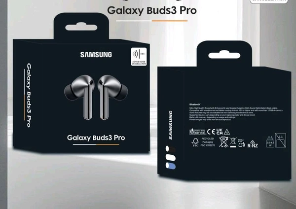Samsung Galaxy buds3 Pro Same Packing bass Sound 1by1 Lamination 200 PCs Ctn