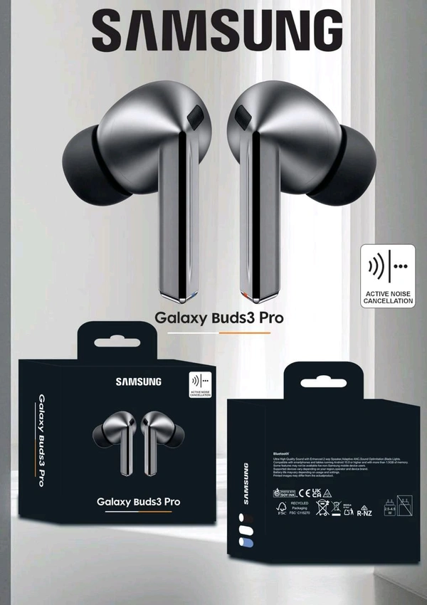 Samsung Galaxy buds3 Pro Same Packing bass Sound 1by1 Lamination 200 PCs Ctn