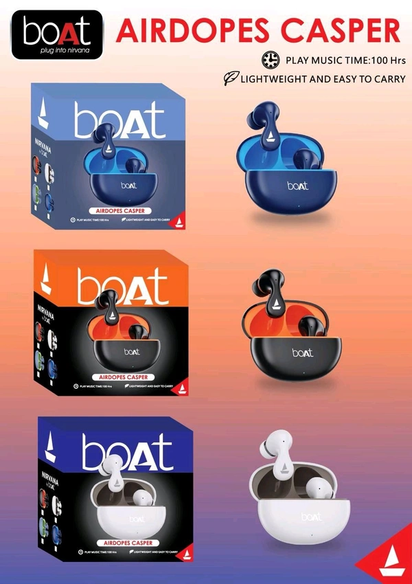 New Boat Casper Premium Quality Hard Box Packing Shiny ✨ Super Sound 1by1 lamination 