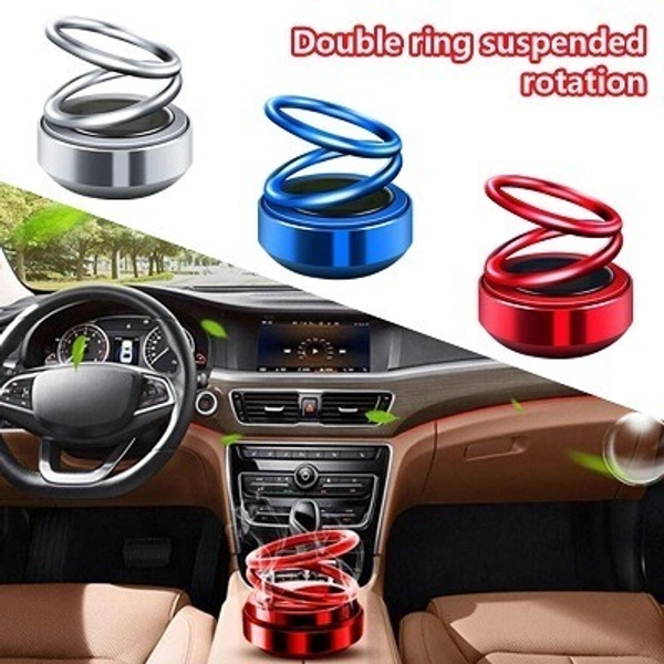 Solar Rotating Car Air Freshener Car Solar 360 Degree Rotation