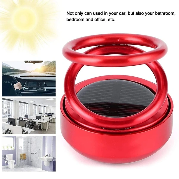Solar Rotating Car Air Freshener Car Solar 360 Degree Rotation