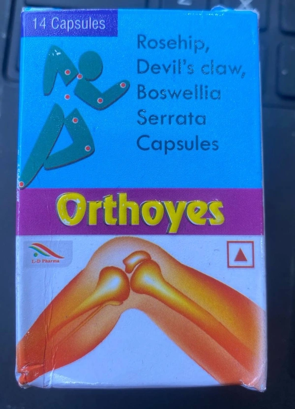 ORTHO YES CAPSULES - 14 CAPSULES, ROSEHIPS, DEVILS CLAW, BOSEWELLIA SERRATA CAPSULES