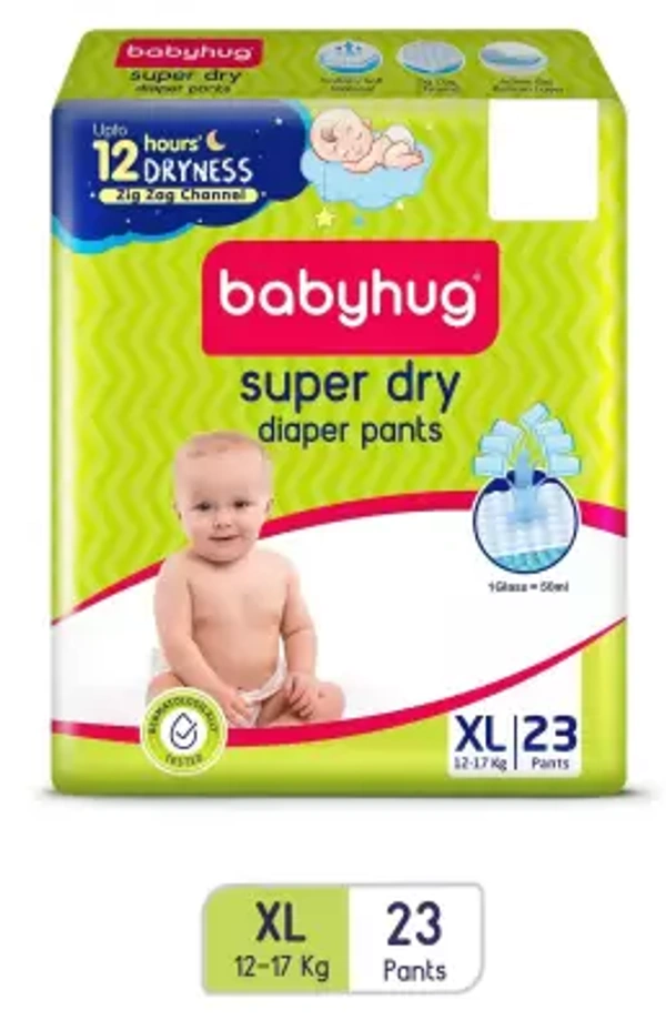babyhug Super dry Pants (XL-26) - XL  (23 Pieces) - XL-SIZE PACK OF 23