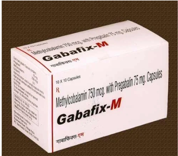 Gabafix M Tab - Pregabalin (75mg) Methylcobalamin (750mg)
