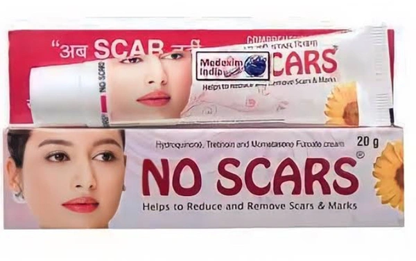 NO SCARS Cream - Hydroquinon+Mometasone+Tretinoin, 20gm