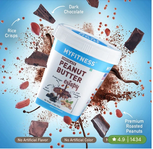 My Fitness Chocolate Peanut Butter: Crispy - 1.38 Kg, Chocolate Crispy