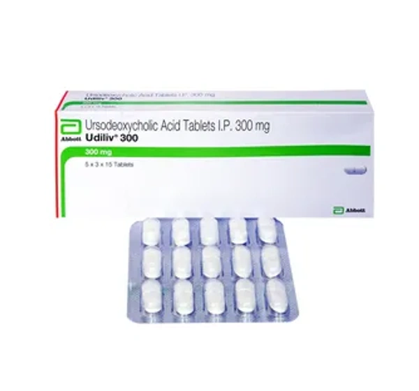 Udiliv 300 Tablet - 1 Strip  ( 15 Tablets), Ursodexycholic acid 300mg