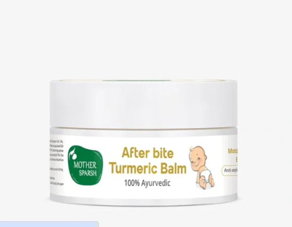 Mosquito & Insect Bite Relief - After Bite Turmeric Balm for Babies - ... Turmeric Anti-inflammatory in nature; relief from minor irritation.  ... Jaitoon Fights off infection and reduces swelling  ... Sarson Soothes redness & inflammation