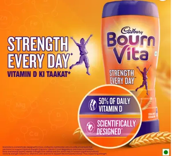 Bournvita Chocolate Nutrition Drink  (550 g) - chocolate