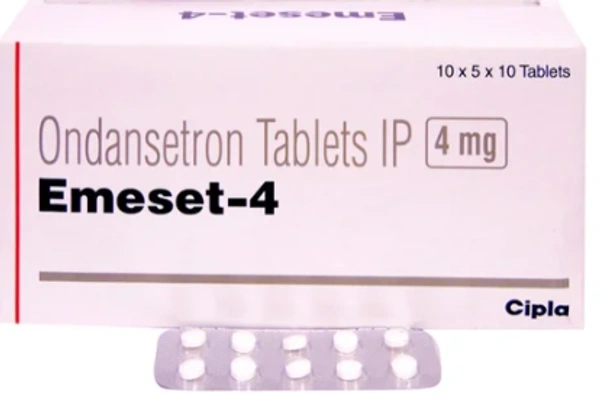 Emeset 4 Tablet - 1 Strip (10 Tablets), Ondansetron (4mg)