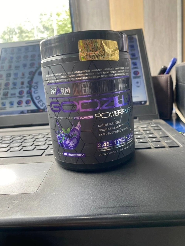 Godzilla Pre-Workout Power Pure - 210 gm (30 Servings), ORANGE
