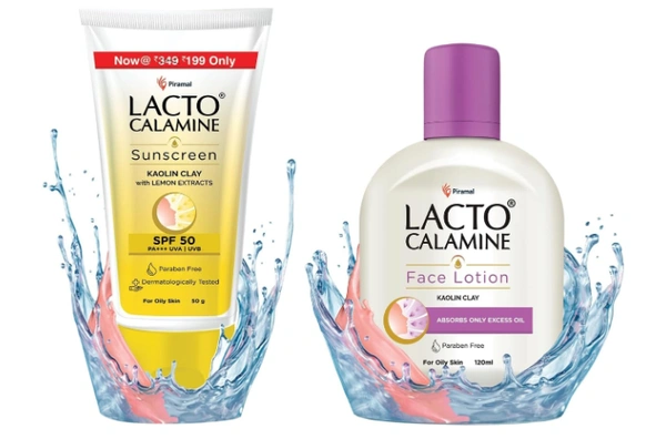 Lacto Calamine Oil Balance Lotion with Kaolin Clay for Oily Skin | Paraben Free - 60ml