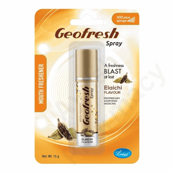 Leeford Healthcare Ltd Leeford Geofresh Elaichi Mouth Freshener Spray (15gm)