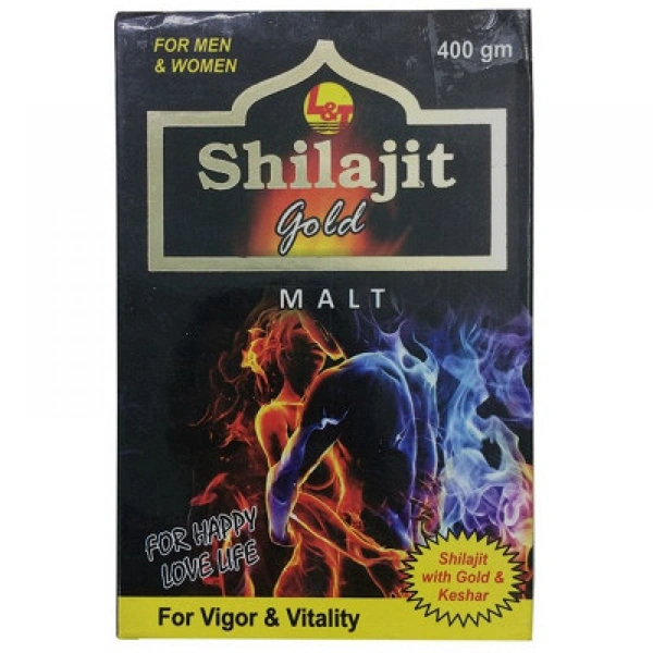 L&t Shilajit Gold Malt With Gold & Keshar (400g)