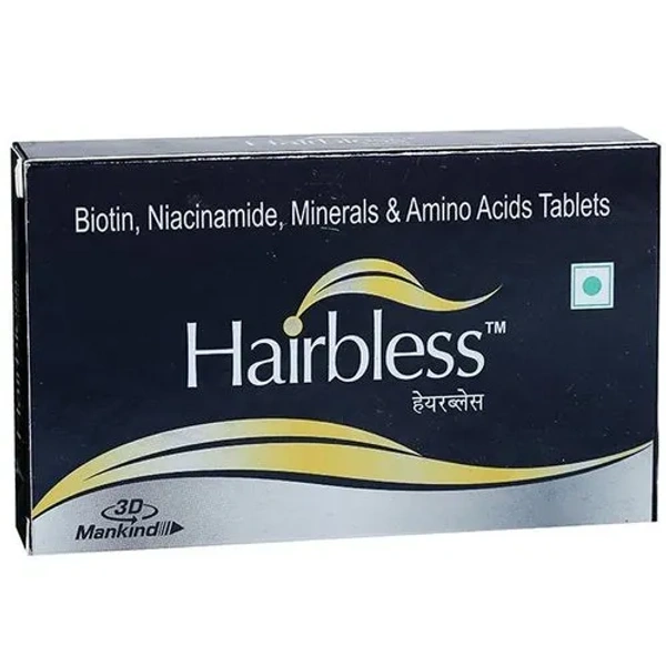 Mankind Pharma Mankind Hairbless Tablet - 10 Tablets