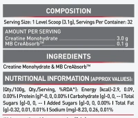 MuscleBlaze Creatine Monohydrate CreAMP, 100 g (0.22 lb) - NET WEIGHT 100 gm