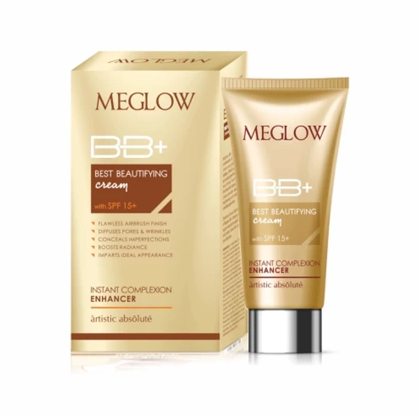 Leeford Healthcare Ltd, Women Care Meglow Best Beautifying BB+ Fairness Cream With Spf 15+, 30g
