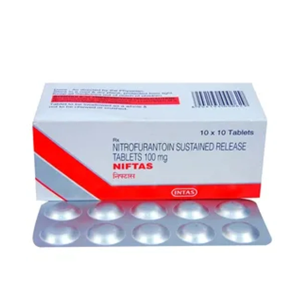 Niftas Tablet SR - 1 Strip (14 Tablets), Nitrofurantoin (100mg)