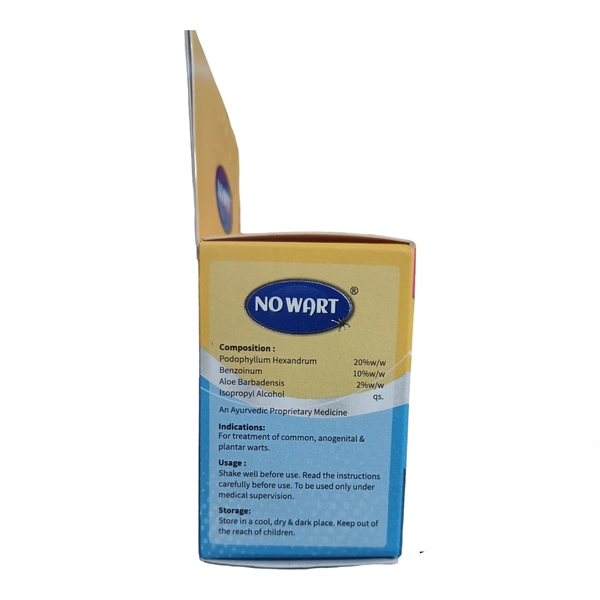 No Wart Warts & Corns Remover Paint Fast Acting Liquid (10ml)