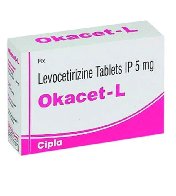 Okacet-L Tablet - 1 Strip (10 Tablets), Levocetirizine (5mg)