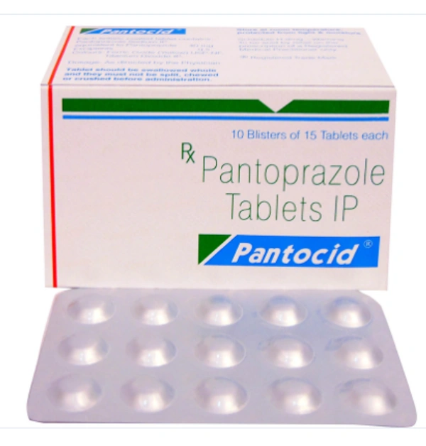 Pantocid Tablet - 1 Strip (15 Tablets), Pantoprazole (40mg)