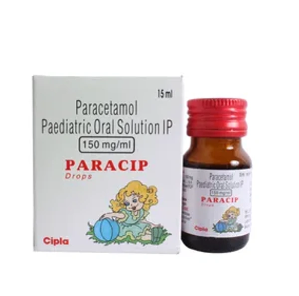 Paracip Drops - 15ml, Paracetamol (150mg)