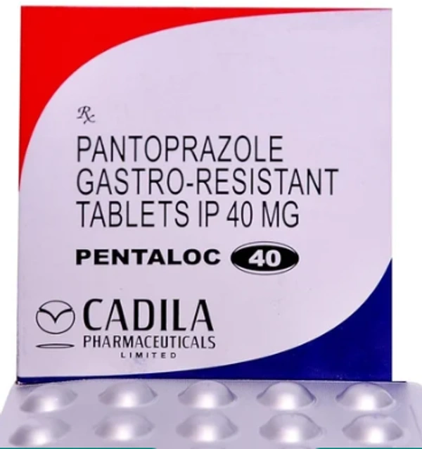 Pentaloc 40 Tablet - 1 Strip (15 Tablets), Pantoprazole (40mg)