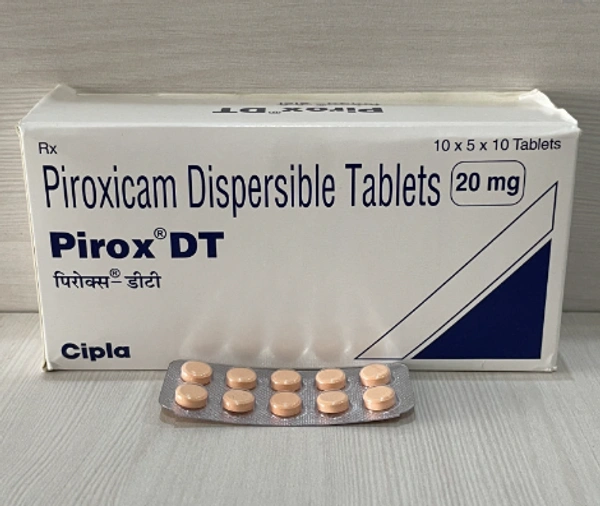 Pirox DT Tablet - 1 Strip (15 Tablets), Piroxicam (20mg)