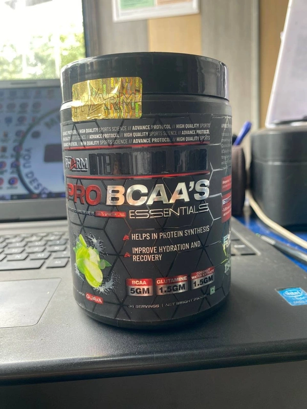 PRO BCAA"S - INTERNATIONAL PHARM - 250 gm (36 Servings), GUAVA