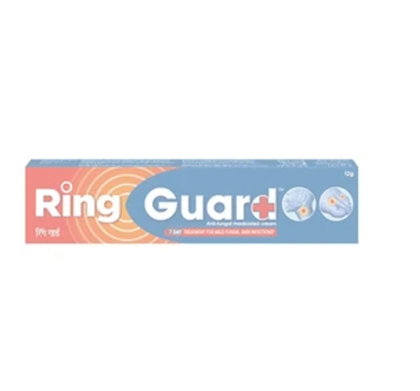 Ring Guard Cream Cream | Medicated Treatment for Ringworm - 20gm, Miconazole nitrate Neomycin Sulphate Chlorocresol IP Cream base