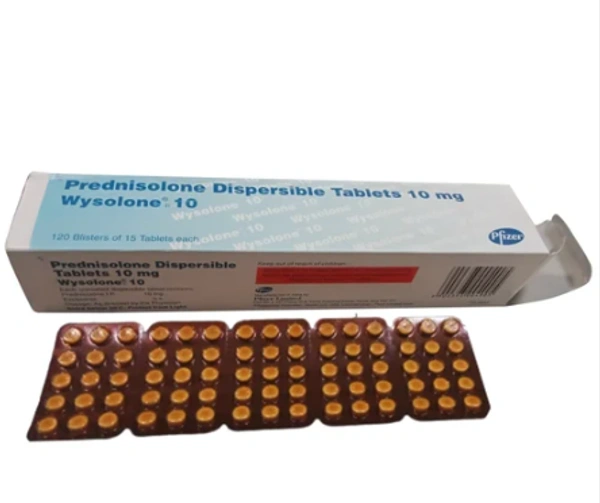 Wysolone 10 Tablet DT - 1 Strip (15 Tablets), Prednisolone (10mg)