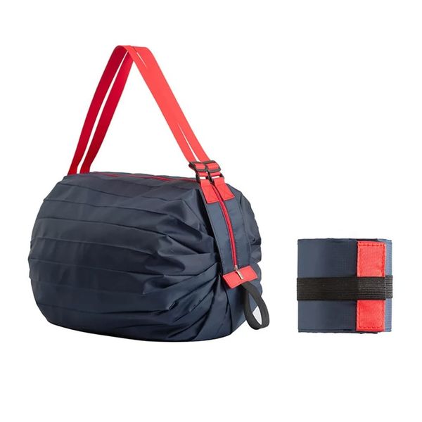 Ultimate Large Foldable Nylon Shoulder Cum Handbag - Large, Pale Sky