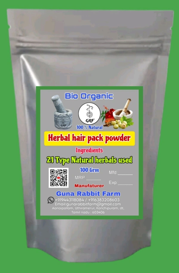 Herbal Hair Pack Powder 