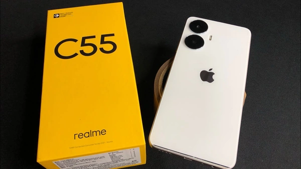 Realme C55 White Apple Panel - White