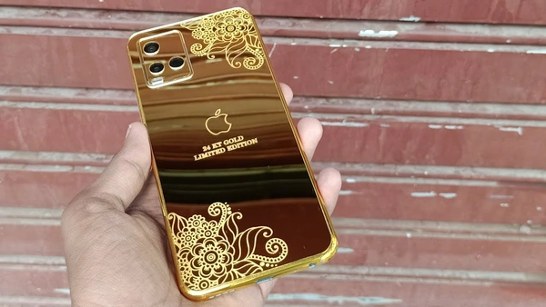 Vivo Y21 Back Gold Panel Apple Converter