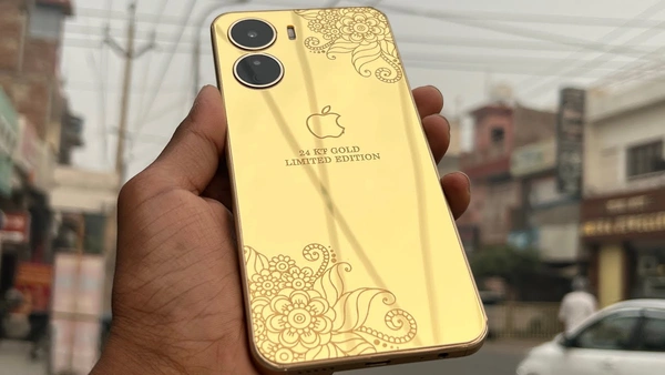 Vivo Y16 Gold Apple Panel  - Buddha Gold